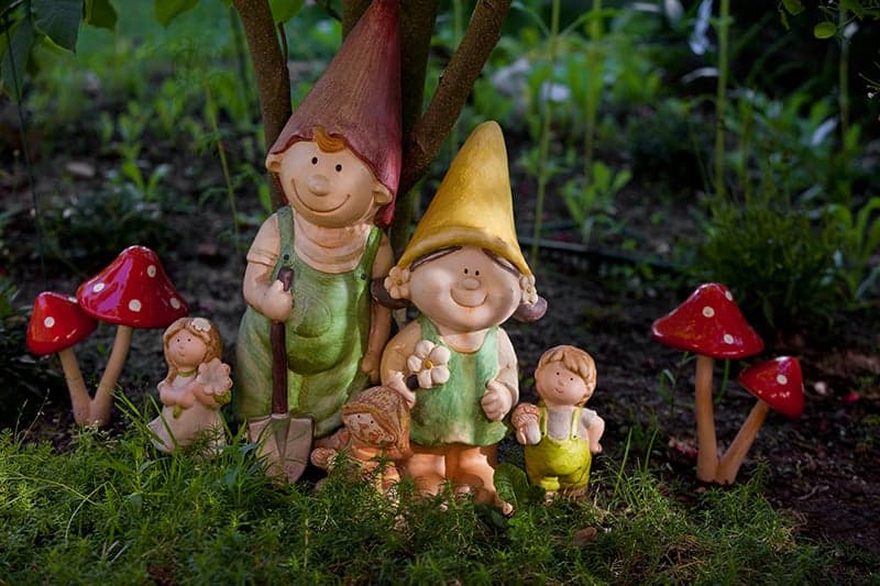 garden gnomes add great decoration to the garden and lawn