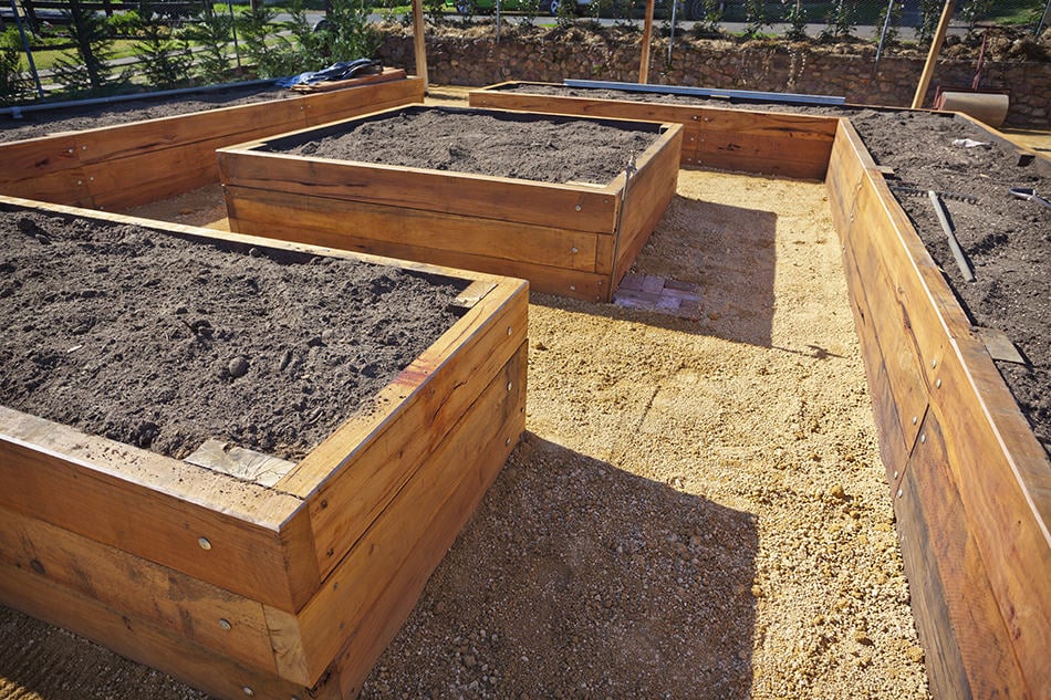 Installing a raised bed