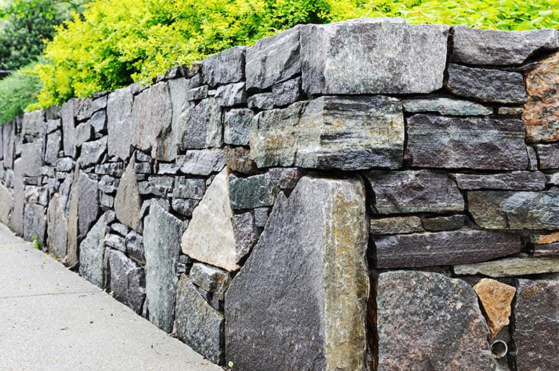 Irregular Flagstone Wall